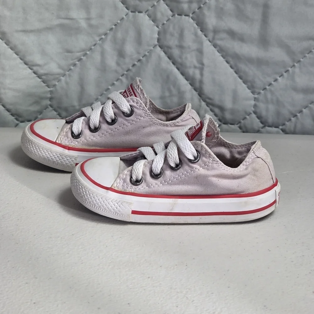 Converse Infant Girl's Chuck Taylor All Star Ox Barely Rose Sz 5